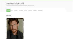 Desktop Screenshot of davidpatrickford.com